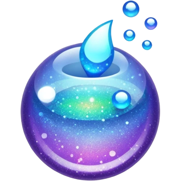 Glitter fatal touch emoji