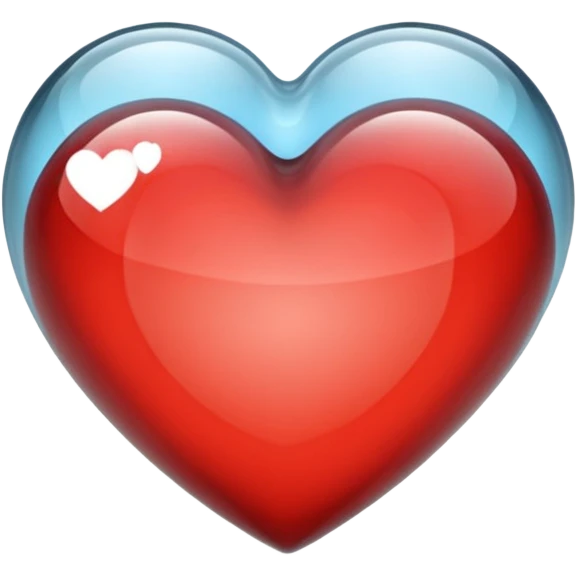 heart with a glass emoji