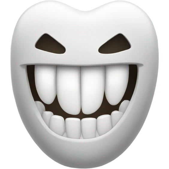 White teeth emoji