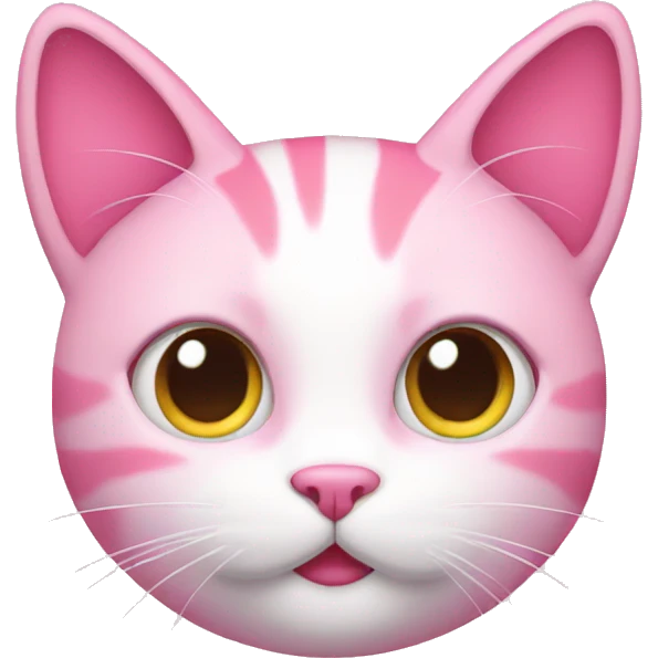 Pink cat emoji