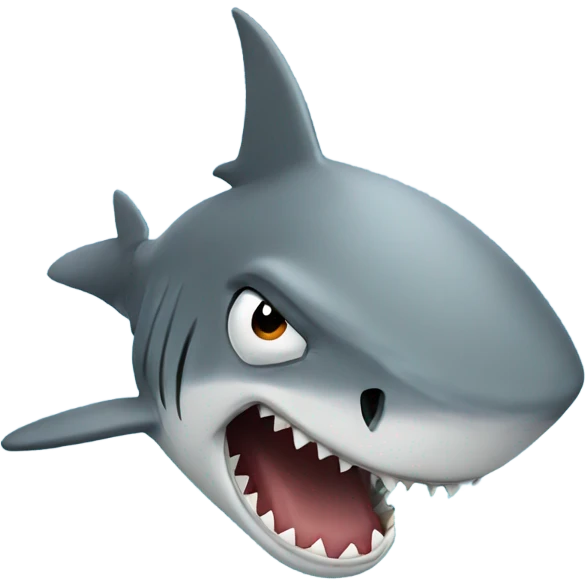 Shark fart emoji