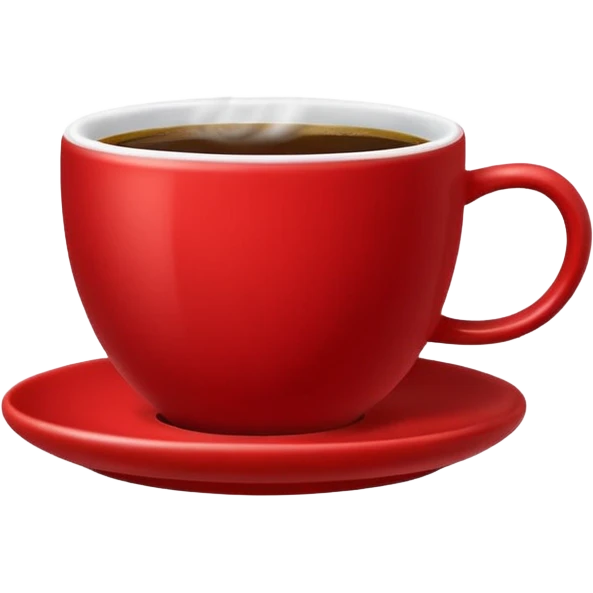 coffee in a red cup emoji
