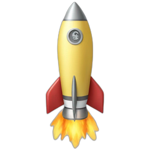 rocket full of money emoji