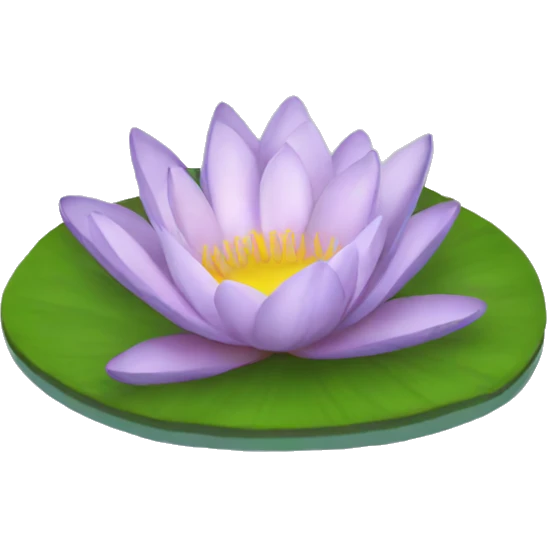 Water lily emoji