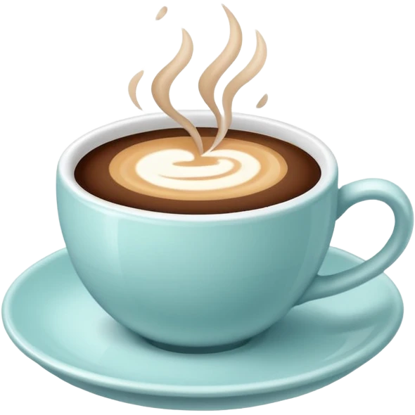 Cute Pastel coffee emoji