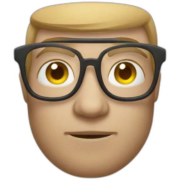 My emoji with specs emoji
