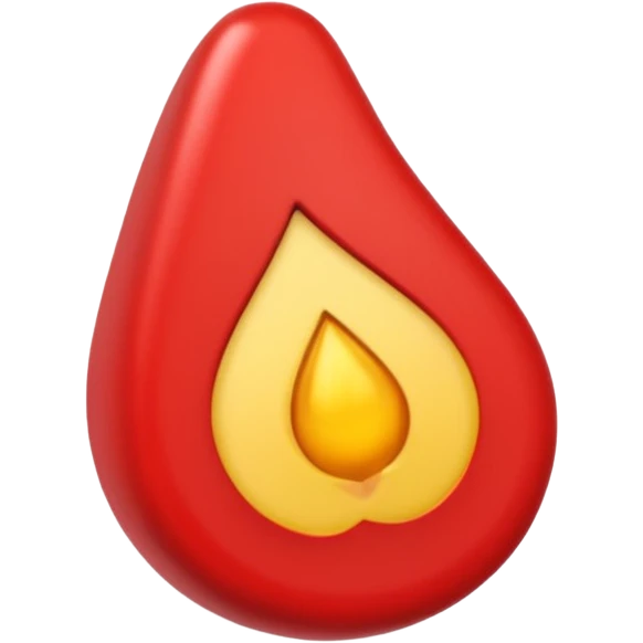 Uma mão apertando um botão escrito perigo emoji