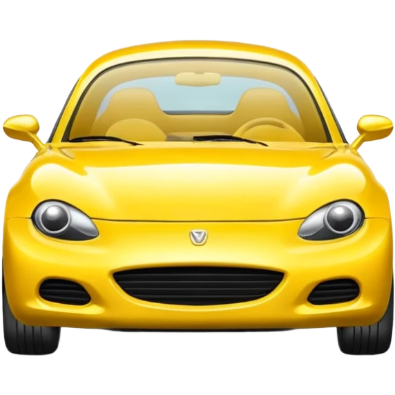 yellow car emoji