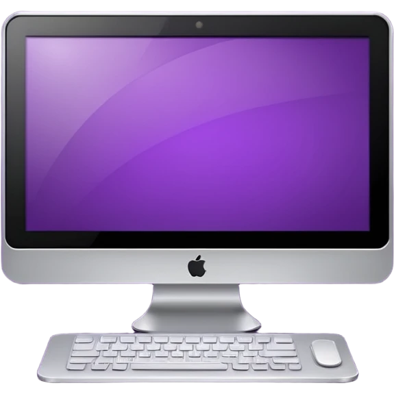 dark purple wide screen monitor emoji
