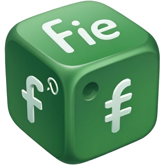 the green die "friend" emoji