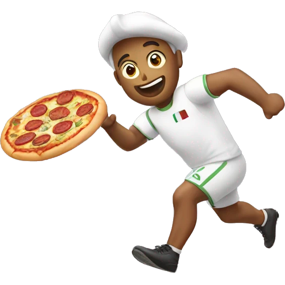 italian throwing pizza emoji