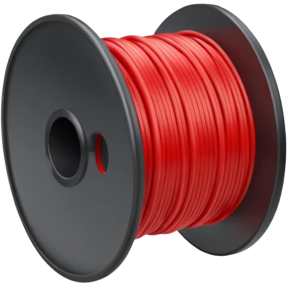 spool of red filament emoji