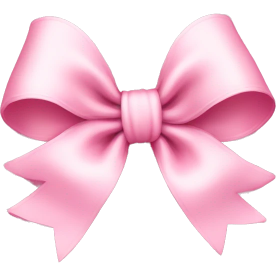 Baby pink bow  emoji
