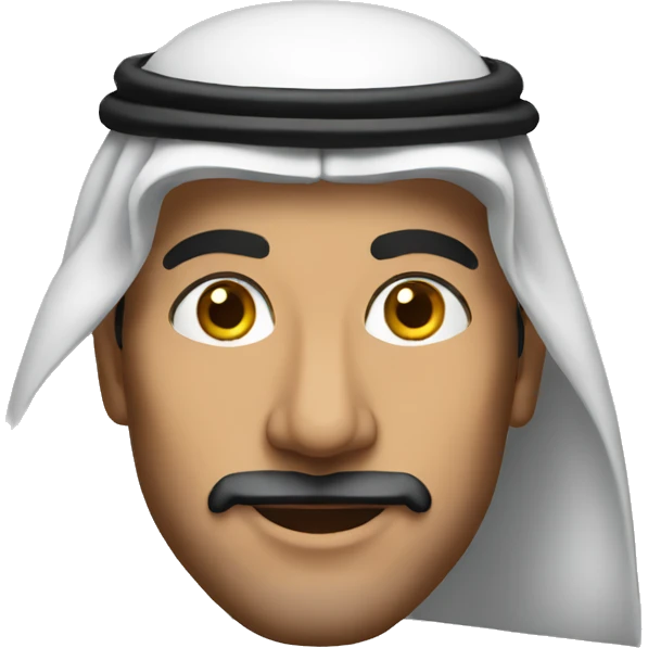 Gulf Arab businessman emoji