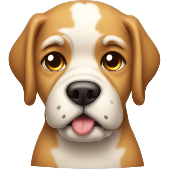 sad dog emoji