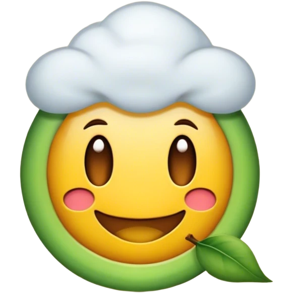 вытянутый огурец с брызгами emoji