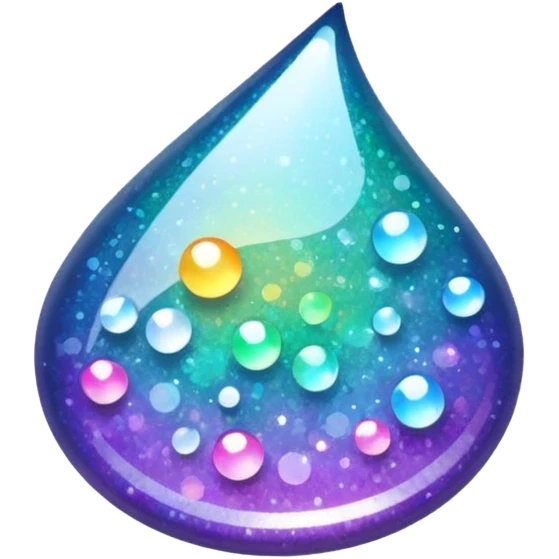 Glitter silent killer emoji