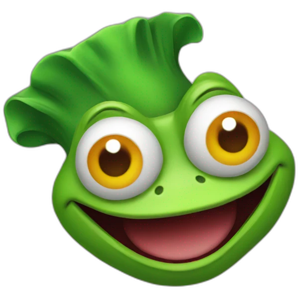 grenouille clown emoji