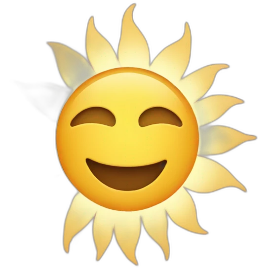 Sun emoji