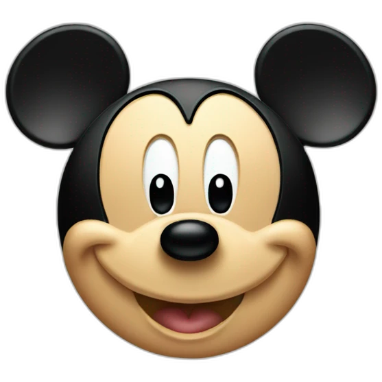 Mickey mouse emoji
