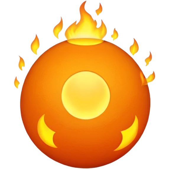 fireballs no face emoji