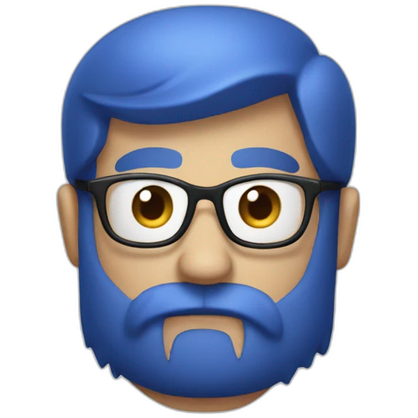 facebook blue poke emoji emoji