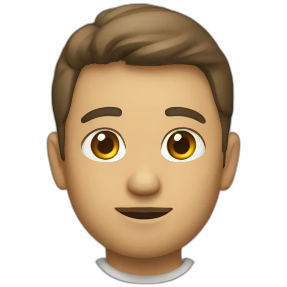 Un calvo emoji