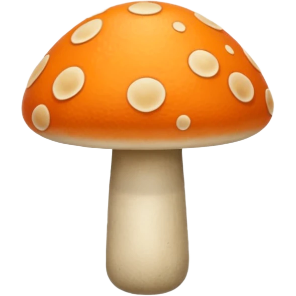 orange mushroom emoji