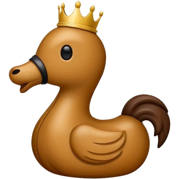 Koning van schaken geef het in de officiële form als die van de spel dus de steen  emoji