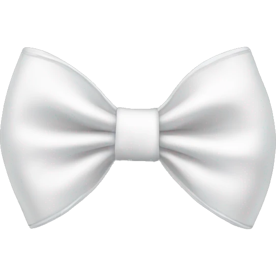 White bow emoji