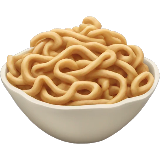 Peanut noodles emoji