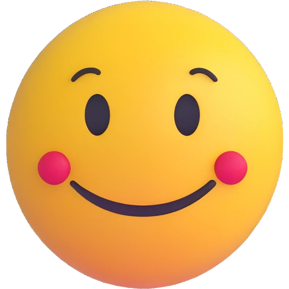 3D smiley emoji, round shape, sad face, with the text "szomcsi" emoji