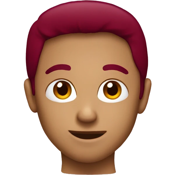 burgundy heart emoji