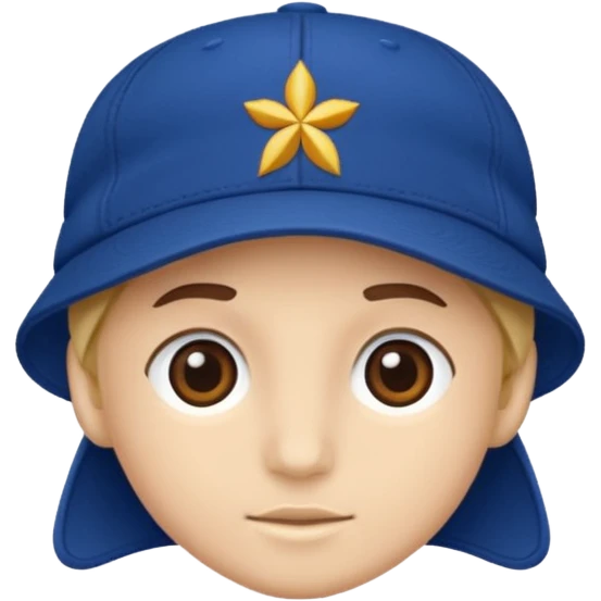 Blue cap with MASA emoji