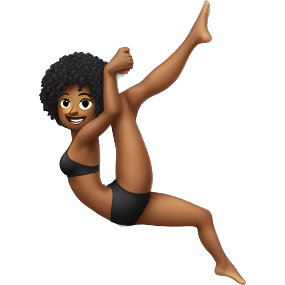 Pole dance  emoji