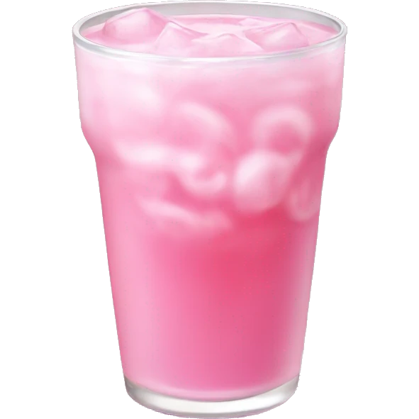 Pink jin drink emoji