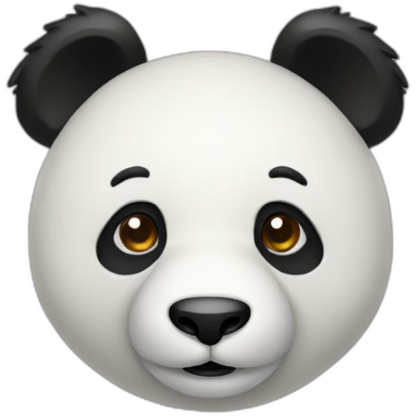 Panda leather emoji