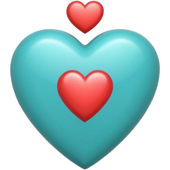 Corazón turquesa emoji