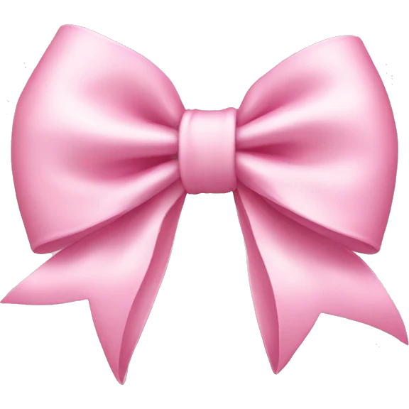 Light pink bow  emoji
