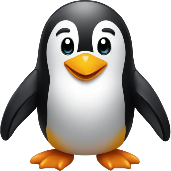 penguin gamer emoji