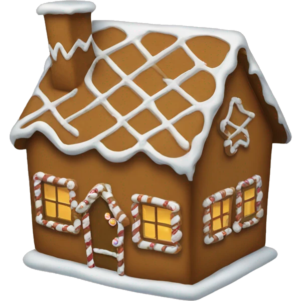 gingerbread house emoji