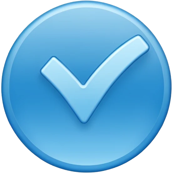 blue checkmark verifications  emoji