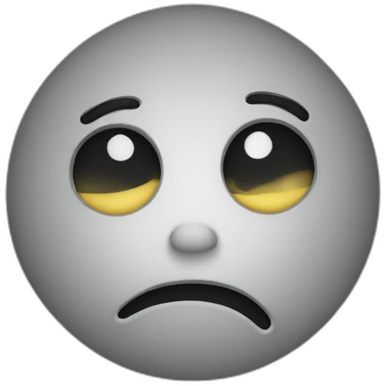 Sad face  emoji
