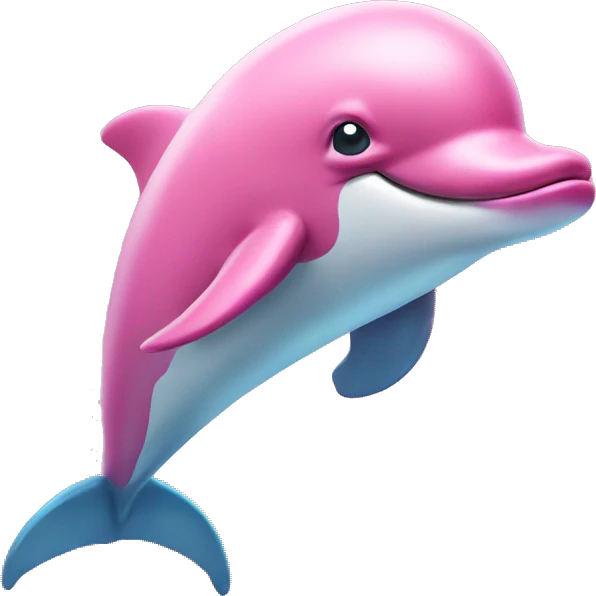 Pink dolphin  emoji