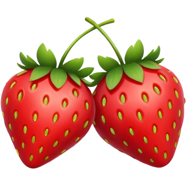 little strawberries emoji