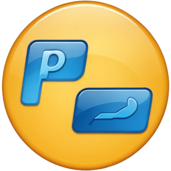 create an icon of the pay pal emoji