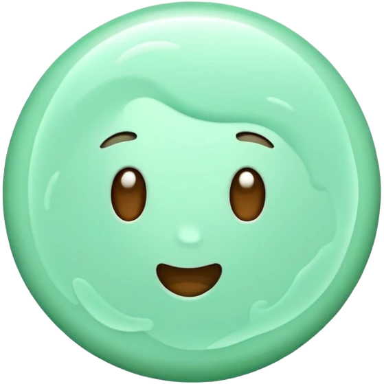 Breath mint cartoon emoji