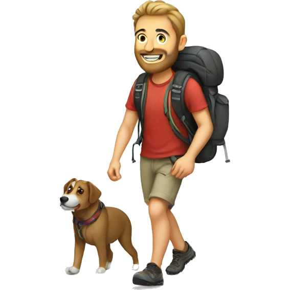 Walk backpacker emoji