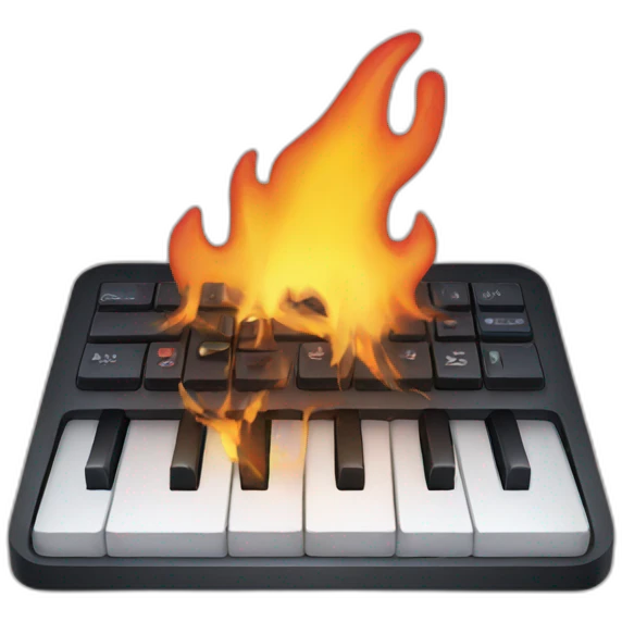 burning keyboard emoji
