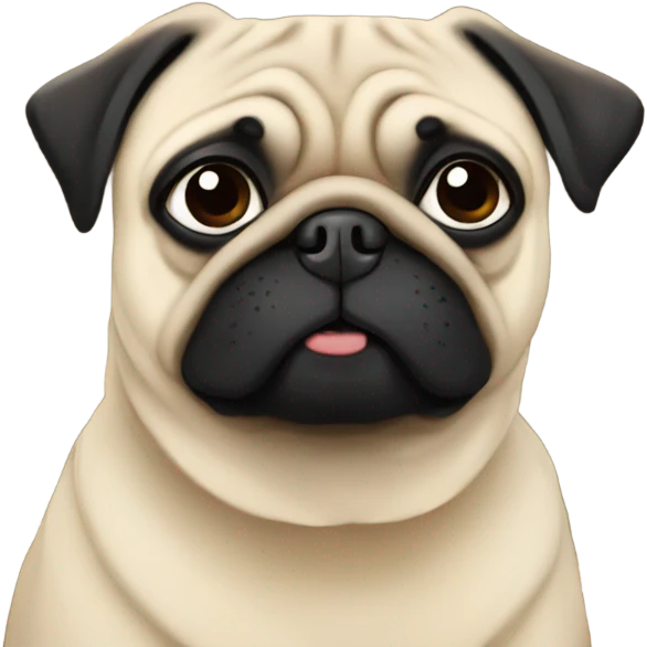 Pug new year emoji